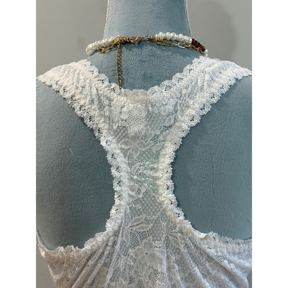 Cosabella Never Say Never Ultra Curvy Racie Racerback Bralette White Wireless - Picture 9 of 11